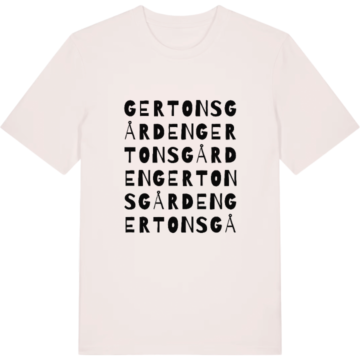 Gertonsgården ordlek t-shirt – t-shirt från PinShirt
