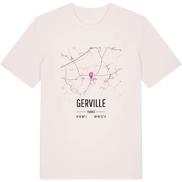 Gerville karta t-shirt – t-shirt från PinShirt