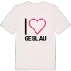 Jag älskar Geslau t-shirt stort tryck
