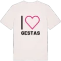 Jag älskar Gestas t-shirt stort tryck