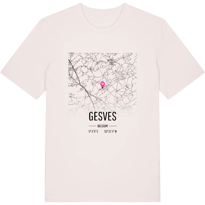 Gesves karta t-shirt – t-shirt från PinShirt