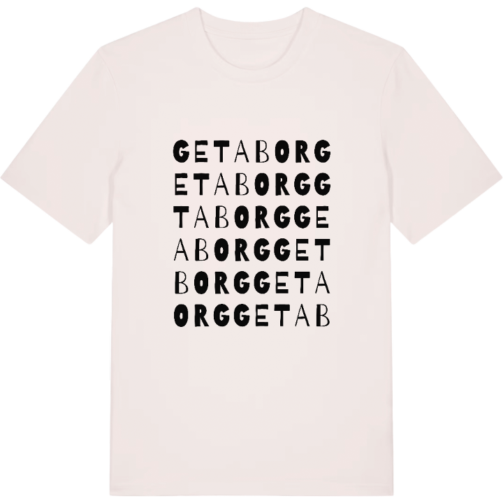 Getaborg ordlek t-shirt – t-shirt från PinShirt