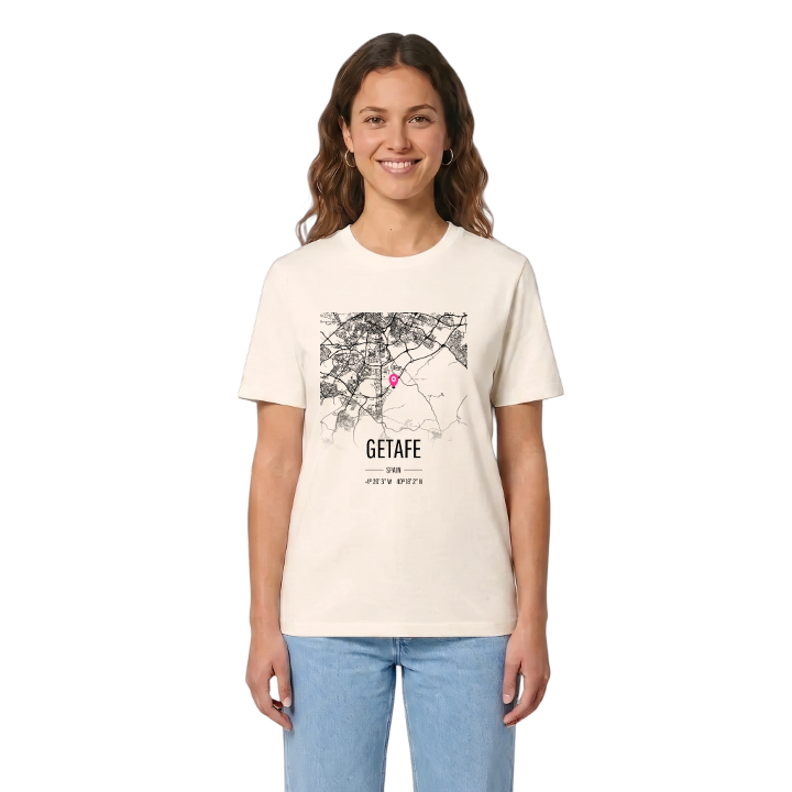 Getafe karta t-shirt – t-shirt från PinShirt