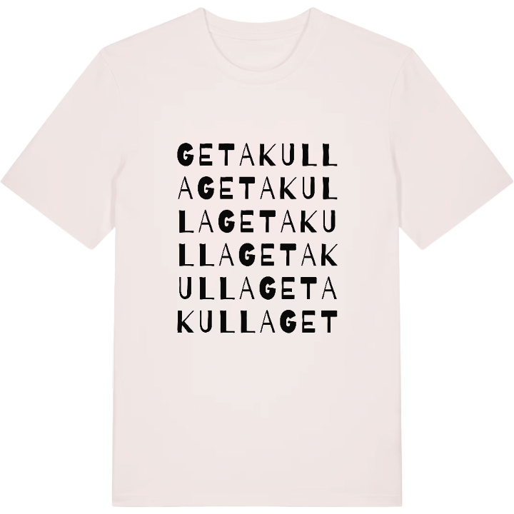 Getakulla ordlek t-shirt – t-shirt från PinShirt