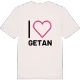 Jag älskar Getan t-shirt stort tryck