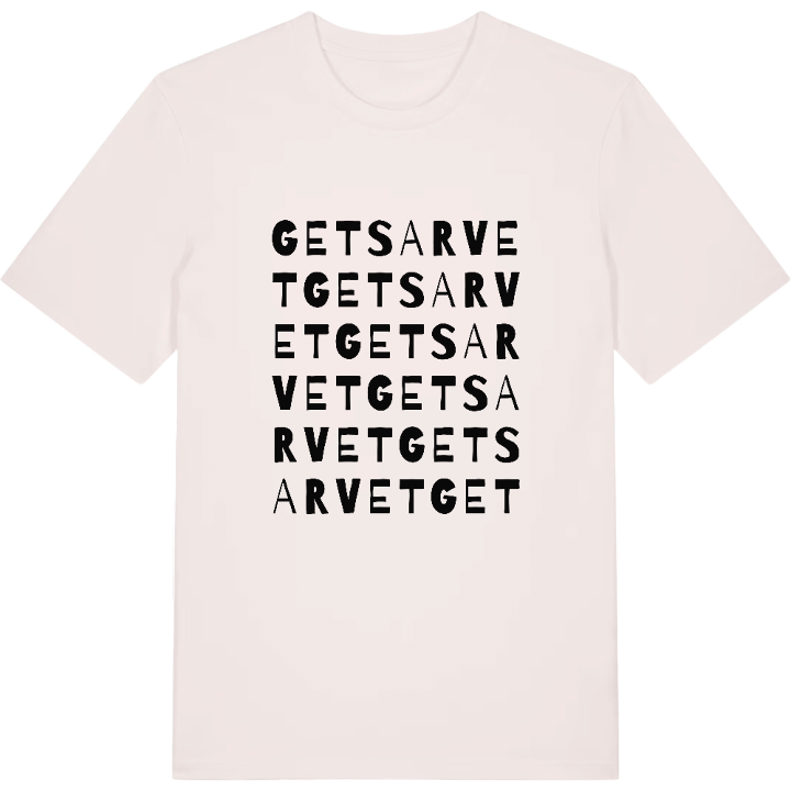 Getsarvet ordlek t-shirt – t-shirt från PinShirt