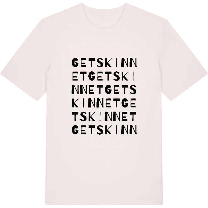 Getskinnet ordlek t-shirt – t-shirt från PinShirt