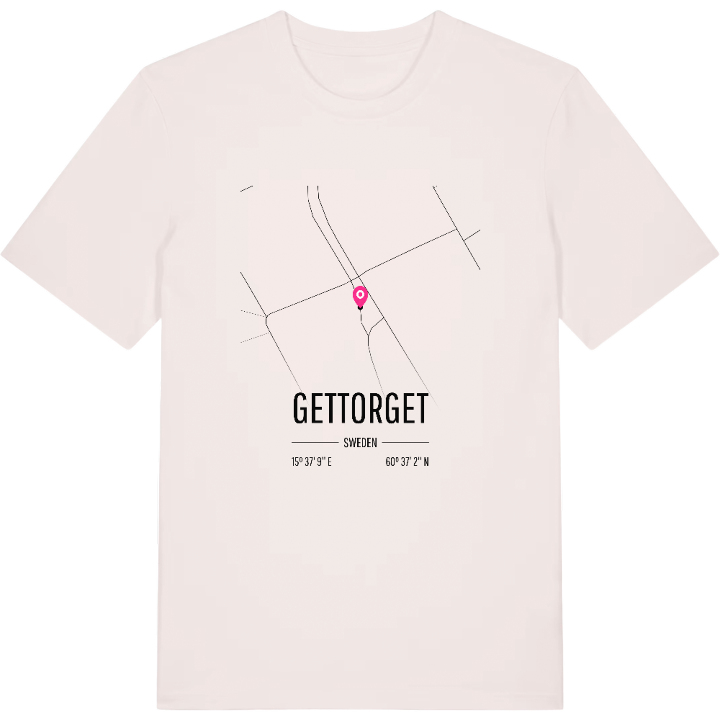 Gettorget karta t-shirt – t-shirt från PinShirt