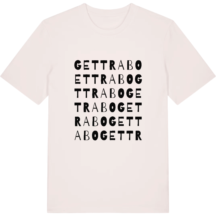 Gettrabo ordlek t-shirt – t-shirt från PinShirt