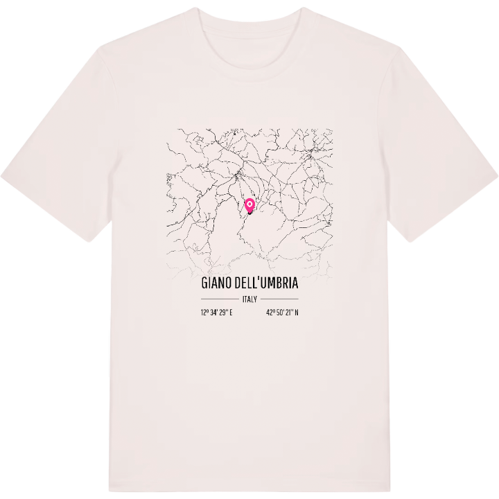 Giano dell'Umbria karta t-shirt – t-shirt från PinShirt