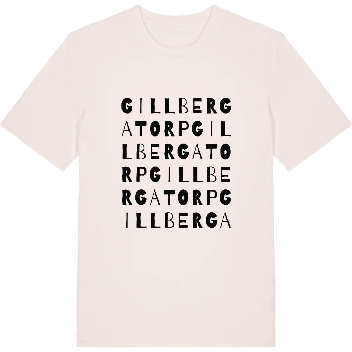 Gillbergatorp ordlek t-shirt – t-shirt från PinShirt