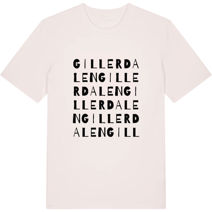 Gillerdalen ordlek t-shirt – t-shirt från PinShirt