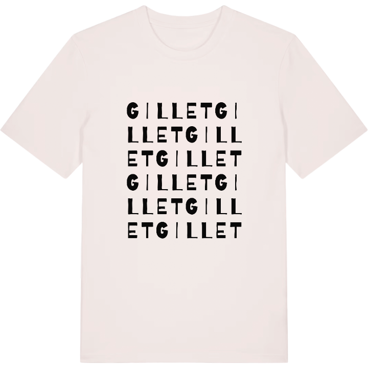 Gillet ordlek t-shirt – t-shirt från PinShirt