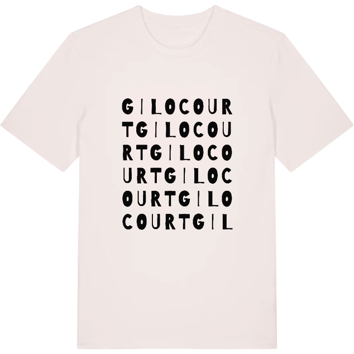 Gilocourt ordlek t-shirt – t-shirt från PinShirt