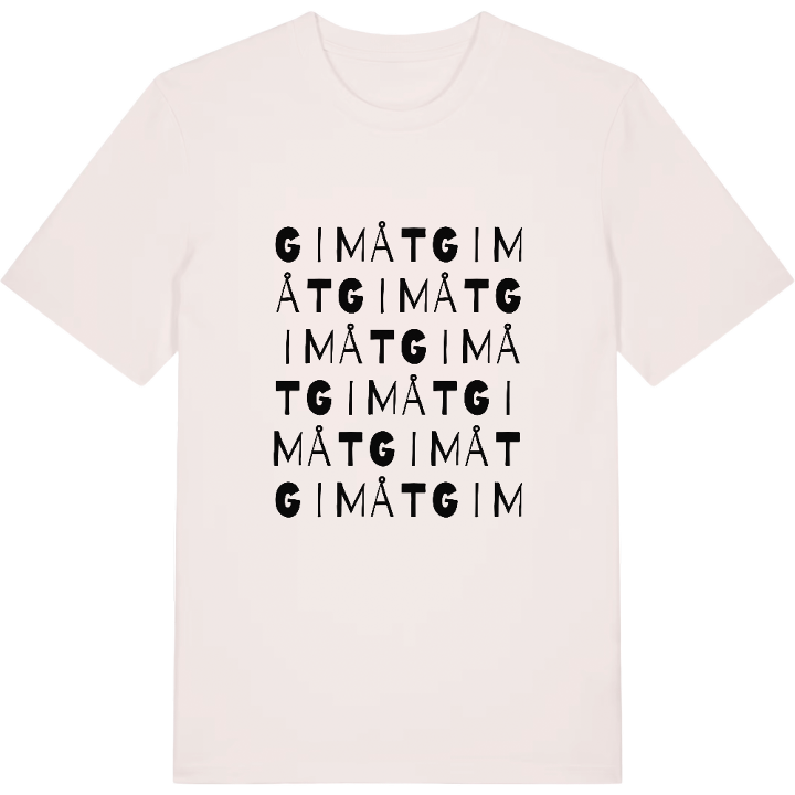 Gimåt ordlek t-shirt – t-shirt från PinShirt