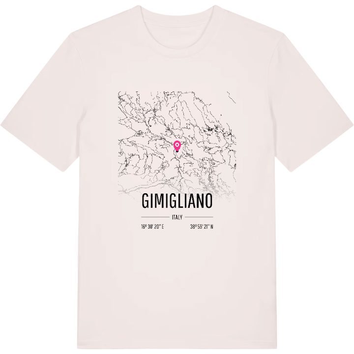 Gimigliano karta t-shirt – t-shirt från PinShirt