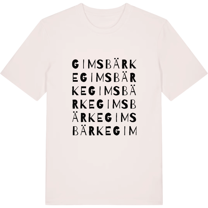Gimsbärke ordlek t-shirt – t-shirt från PinShirt