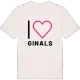Jag älskar Ginals t-shirt stort tryck