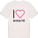 Jag älskar Giraitė t-shirt stort tryck