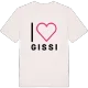 Jag älskar Gissi t-shirt stort tryck