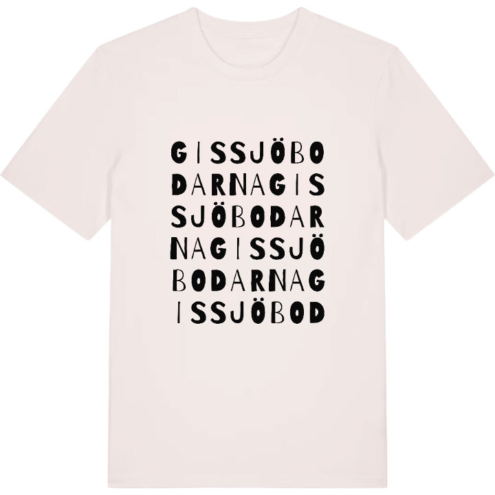 Gissjöbodarna ordlek t-shirt – t-shirt från PinShirt