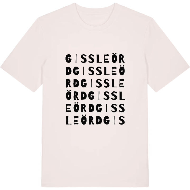 Gissleörd ordlek t-shirt – t-shirt från PinShirt