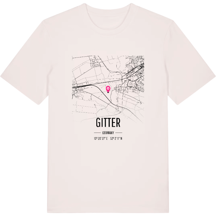 Gitter karta t-shirt – t-shirt från PinShirt