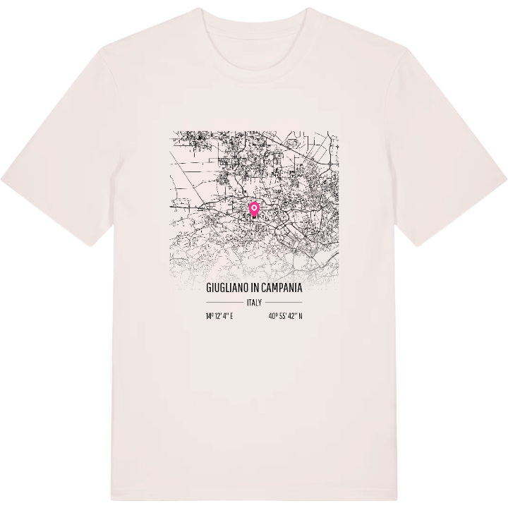 Giugliano in Campania karta t-shirt – t-shirt från PinShirt