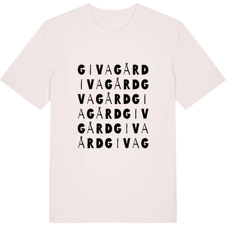 Givagård ordlek t-shirt – t-shirt från PinShirt