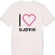 Jag älskar Gjøvik t-shirt stort tryck