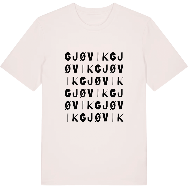 Gjøvik ordlek t-shirt – t-shirt från PinShirt