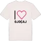 Jag älskar Gjoçaj t-shirt stort tryck