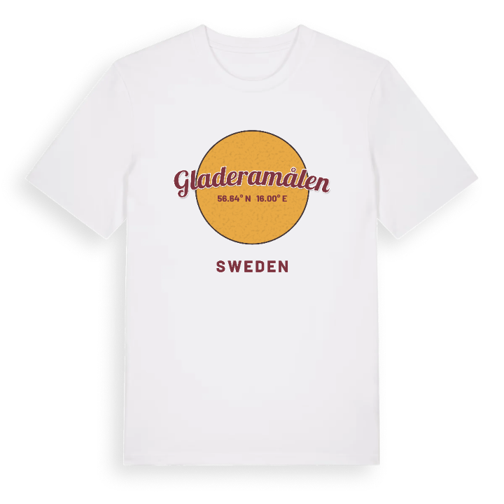 Gladeramålen cirkel t-shirt – t-shirt från PinShirt