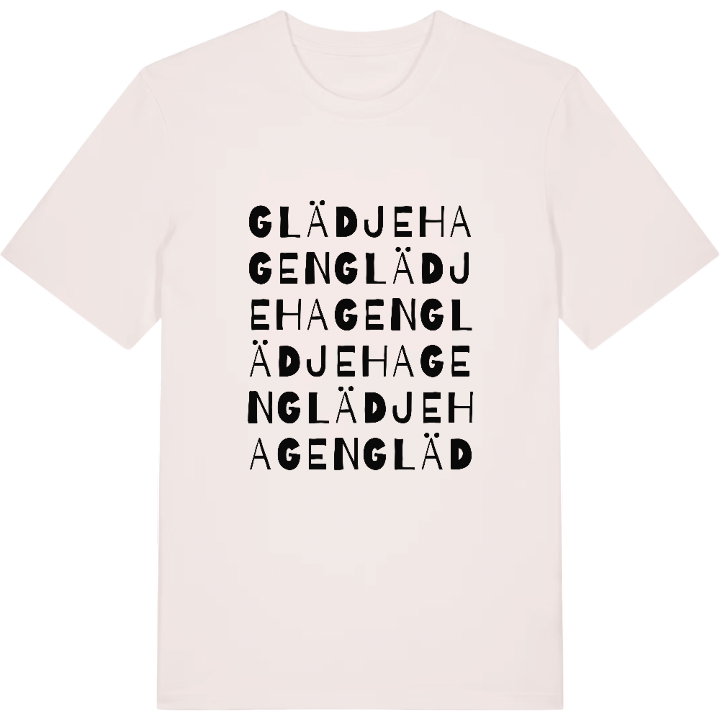 Glädjehagen ordlek t-shirt – t-shirt från PinShirt
