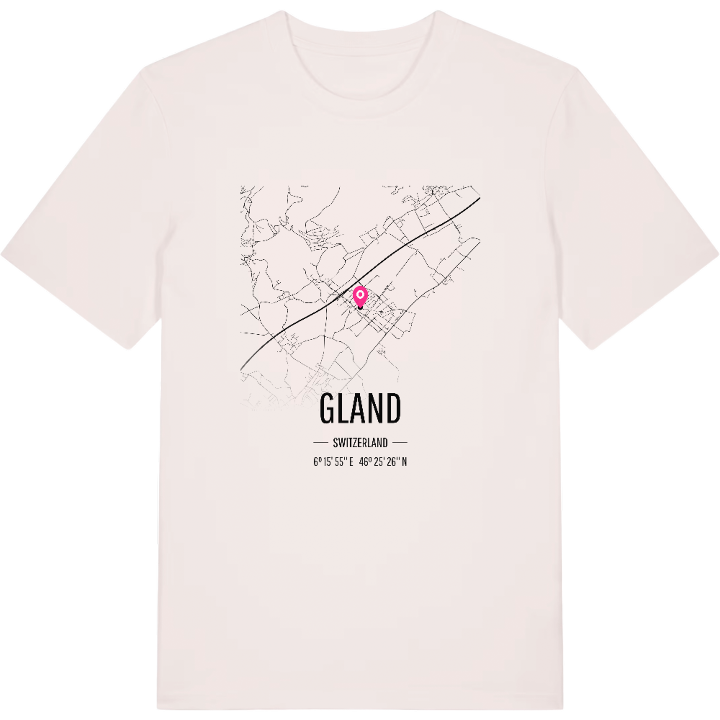 Gland karta t-shirt – t-shirt från PinShirt
