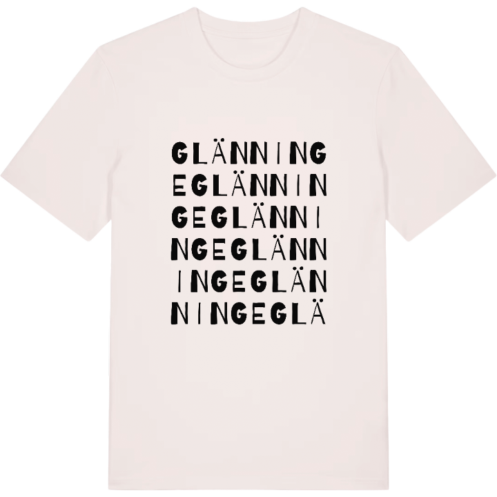 Glänninge ordlek t-shirt – t-shirt från PinShirt