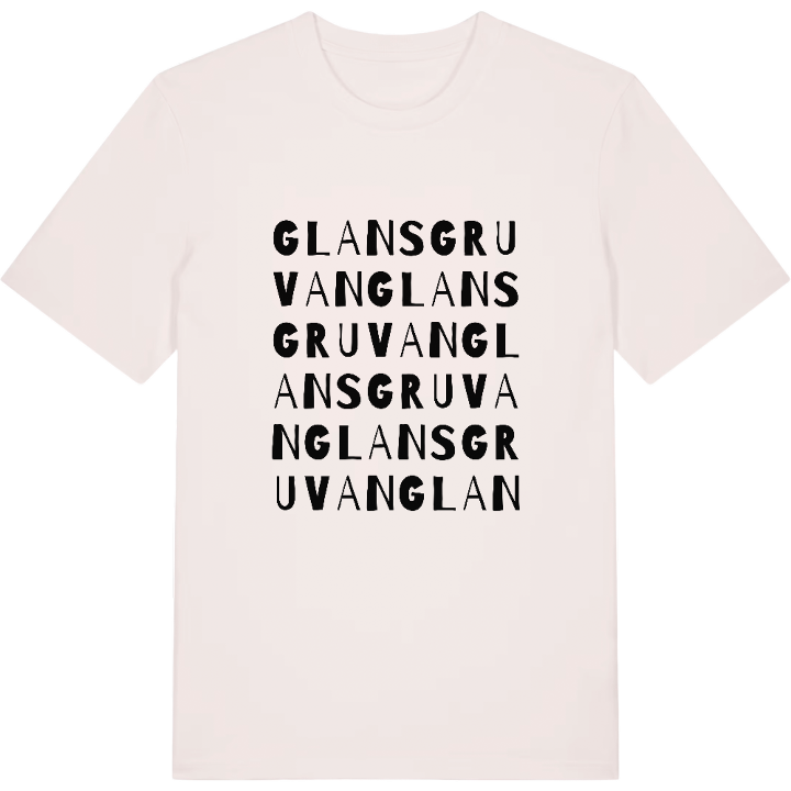 Glansgruvan ordlek t-shirt – t-shirt från PinShirt