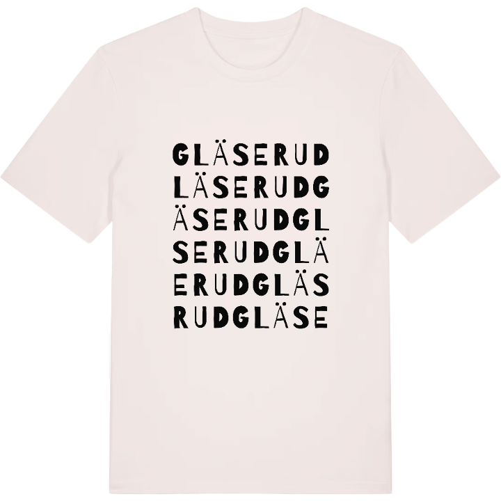 Gläserud ordlek t-shirt – t-shirt från PinShirt