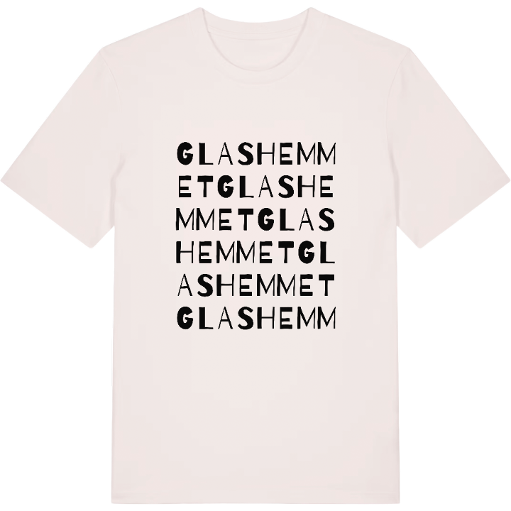 Glashemmet ordlek t-shirt – t-shirt från PinShirt