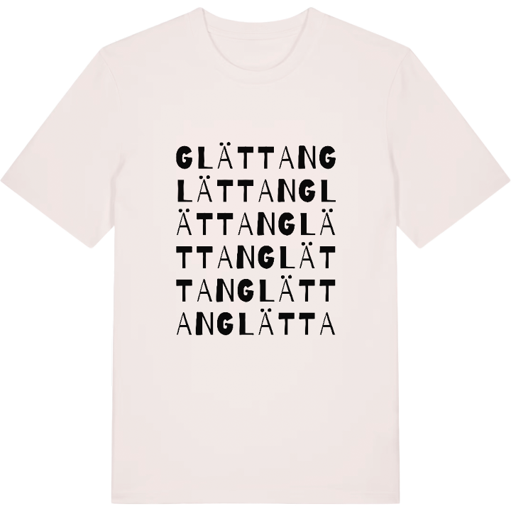 Glättan ordlek t-shirt – t-shirt från PinShirt