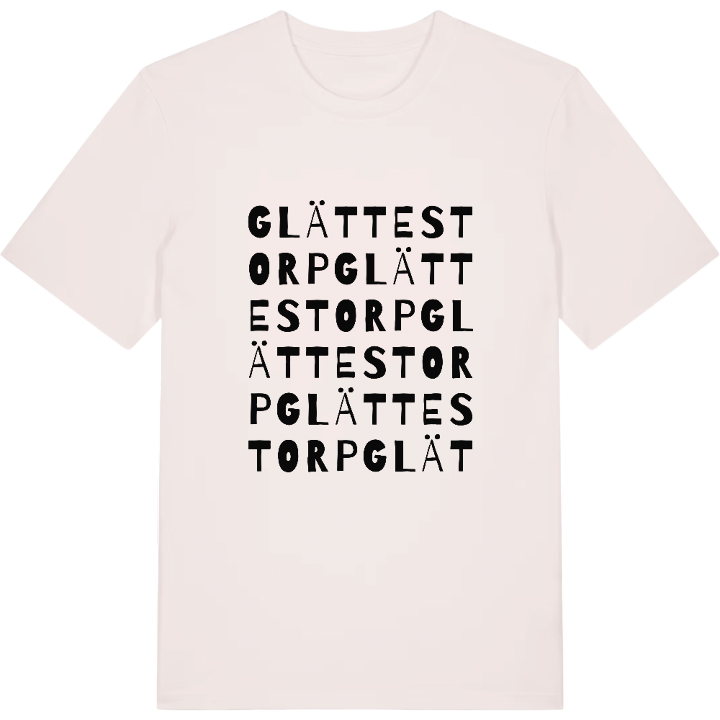 Glättestorp ordlek t-shirt – t-shirt från PinShirt