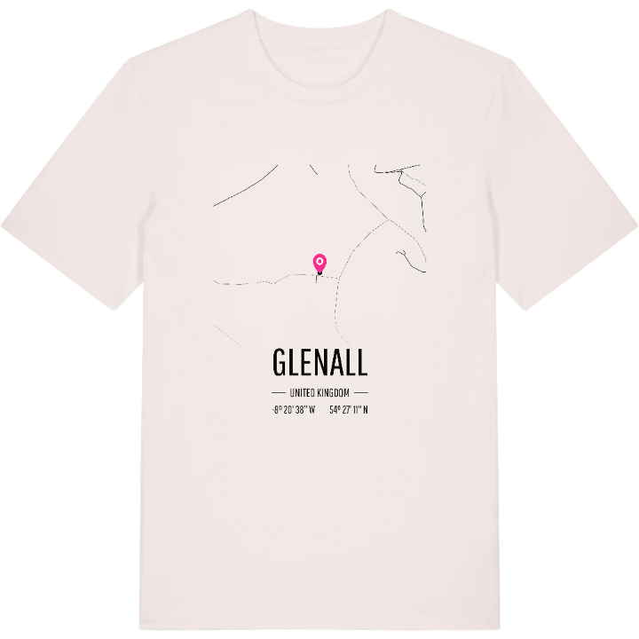 Glenall karta t-shirt – t-shirt från PinShirt