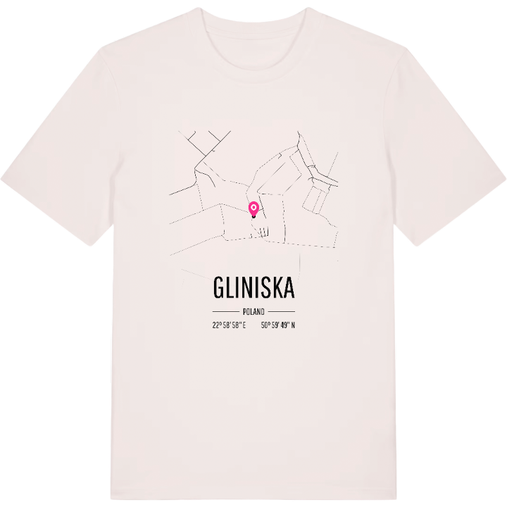 Gliniska karta t-shirt – t-shirt från PinShirt