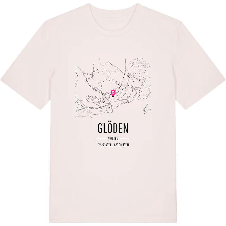 Glöden karta t-shirt – t-shirt från PinShirt