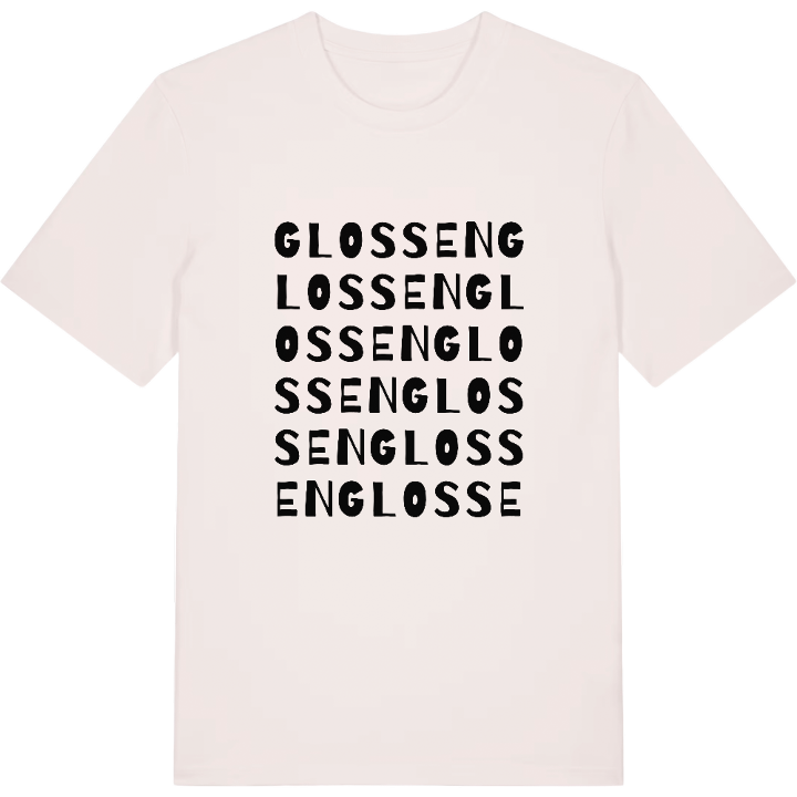 Glossen ordlek t-shirt – t-shirt från PinShirt