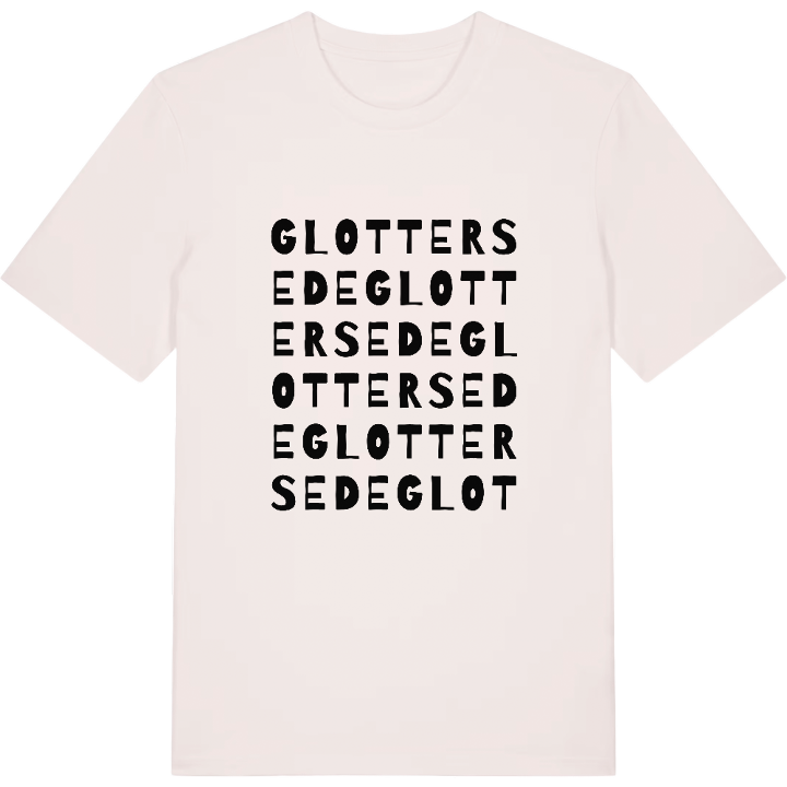 Glotters ede ordlek t-shirt – t-shirt från PinShirt