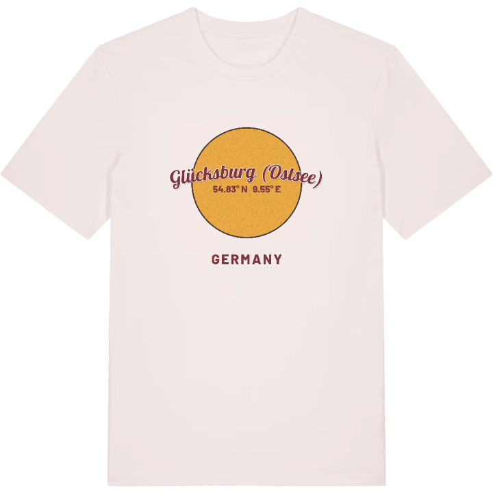 Glücksburg (Ostsee) cirkel t-shirt – t-shirt från PinShirt