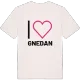 Jag älskar Gnedan t-shirt stort tryck