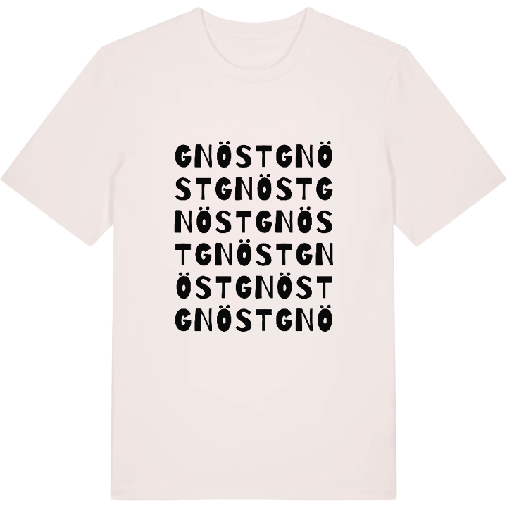 Gnöst ordlek t-shirt – t-shirt från PinShirt