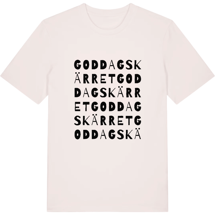 Goddagskärret ordlek t-shirt – t-shirt från PinShirt